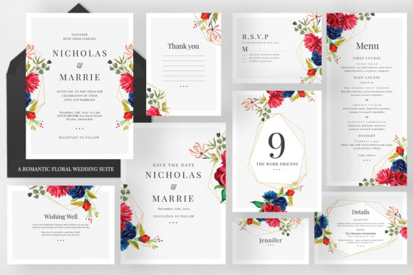 A Romantic Floral Wedding Suite