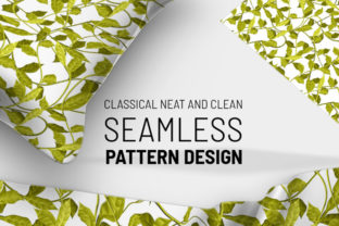 Abstract Floral Pattern Design: Modern Versatility for Creative Projects
