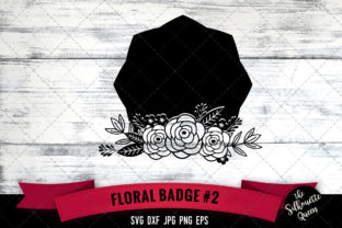 Floral Badge 2: Versatile SVG Cut Files for Crafters