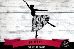 Floral Ballet 6: A Versatile Design Resource for Crafters and Digital Artists