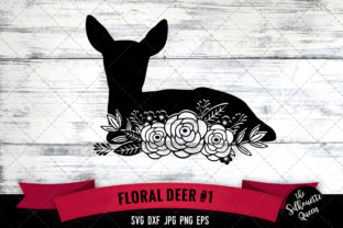 Floral Deer: A Versatile Design Asset for Modern Crafting and Branding