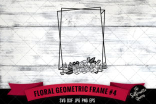 Floral Geometric Frame 4: Creative Design Inspiration for Crafters and Digital Artists