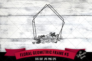 Floral Geometric Frame 5: Maximizing Versatility in Digital Crafting