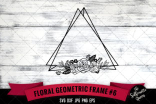 Floral Geometric Frame: A Versatile Design Resource for Creative Professionals