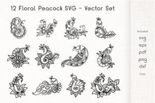 Floral Peacock: A Creative Design Resource for Modern Projects