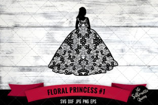 Floral Princess: Elegant Design for Creative Projects