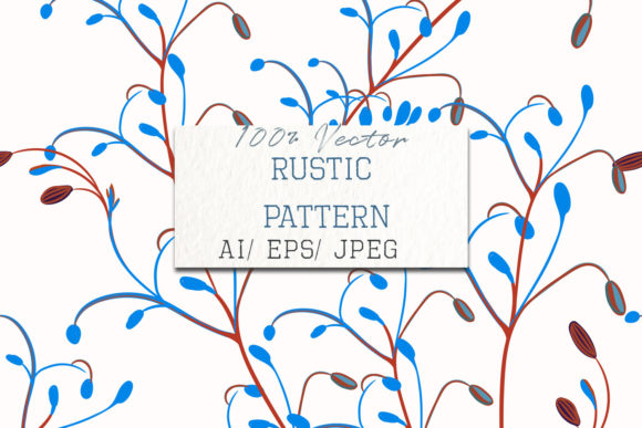Floral Vector Pattern Rustic Flowers: Practical Applications for Modern Design