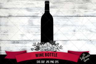 Floral Wine Bottle: Strategic Asset Selection for Creative Projects