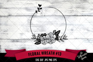 Floral Wreath 13: A Versatile Design for Crafting and Digital Projects