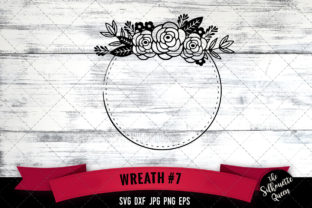 Floral Wreath 7: Versatile SVG for Creative Projects