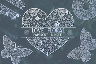 Love Floral Papercut Bundle- 14 Design Guide