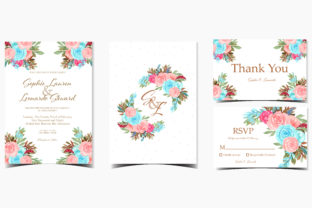 Set of Floral Wedding Invitation Cards: Practical Uses Beyond the Aisle